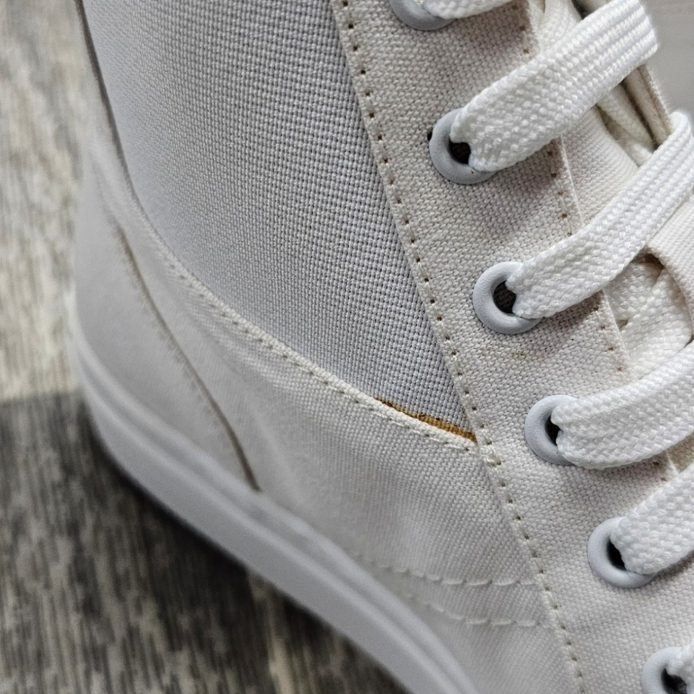 Thakoon White Elastic Pull On Lace High-Top Sneakers - Picture 10 of 11